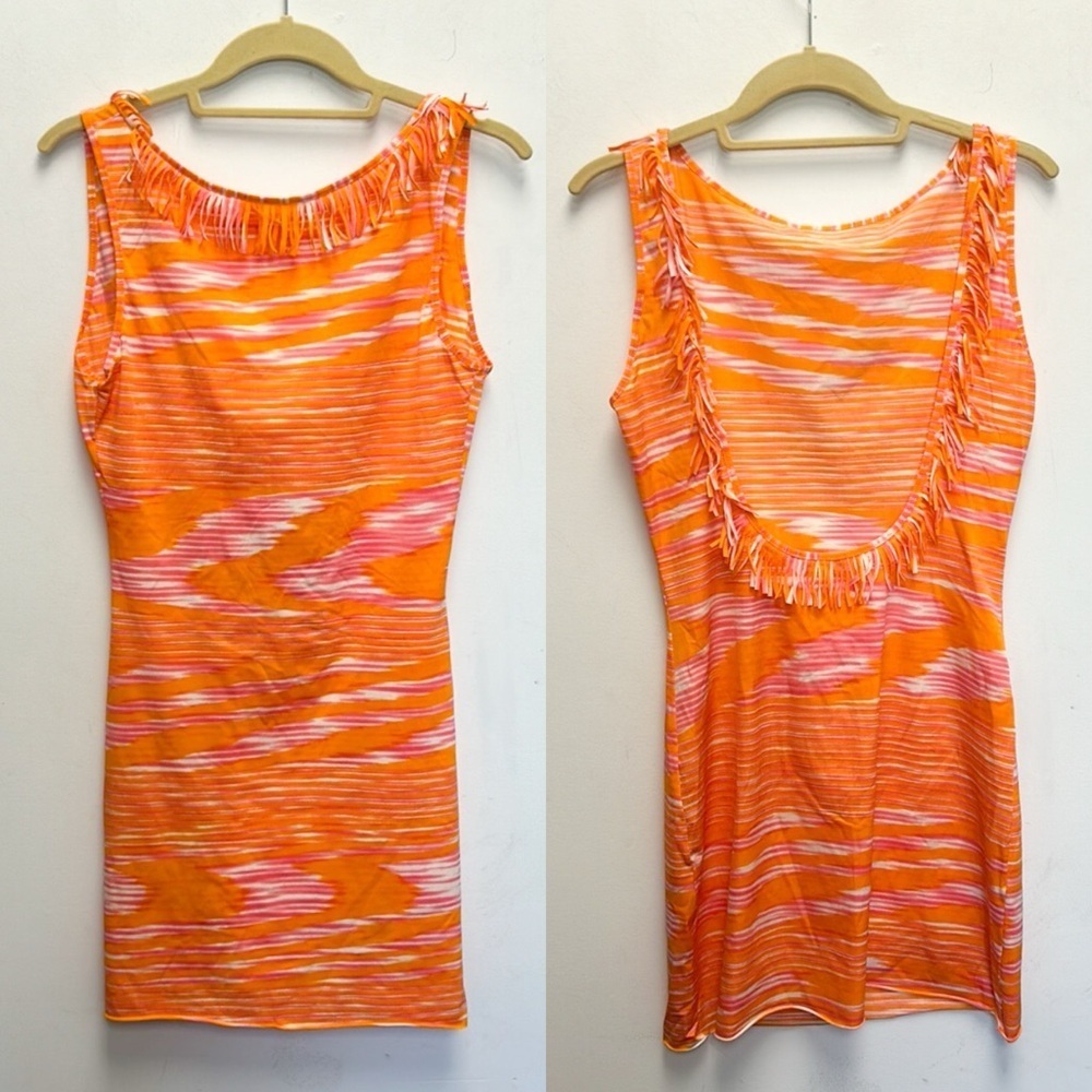 Missoni Fringe coverup dress